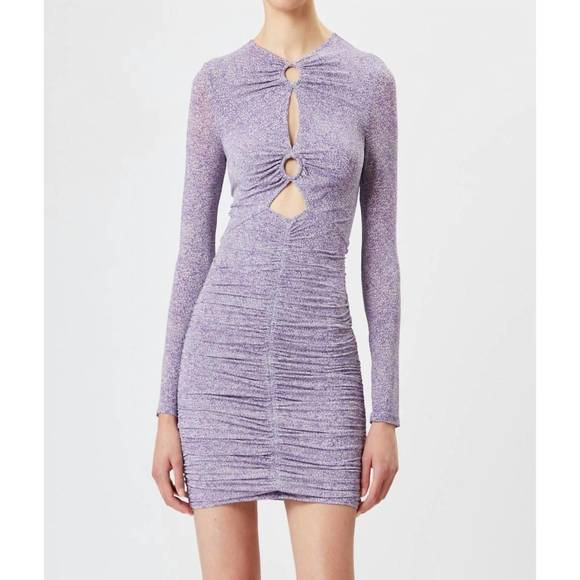 NEW ISABEL MARANT jana jersey dress in ultra-violet